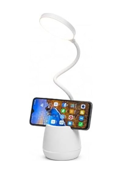 Masa Lambası Şarjlı Dokunmatik 24 Led Li, 3 Renk Modlu Ayarlanabilir Işık, Usb Şarjlı, Esnek Gövde, Modern Masa Ve Gece Lambası .