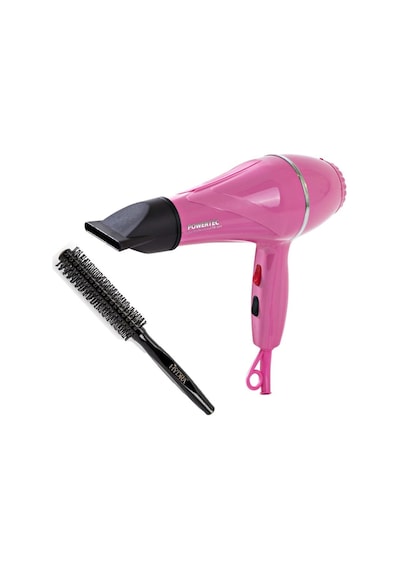 Powertec TR-501 Profesyonel Fön Makinesi Mor + Hydra Berber Fön Fırçası
