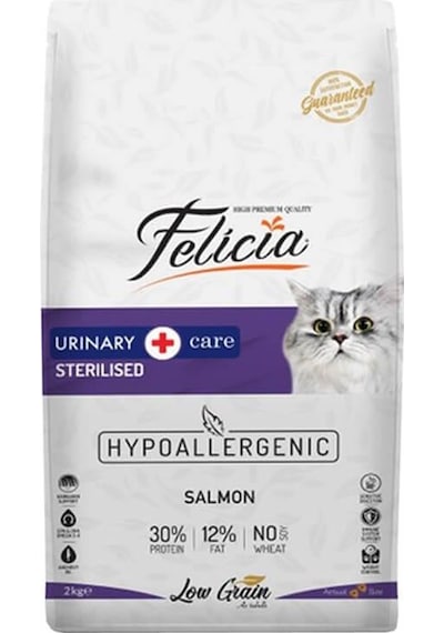 Felicia Light Somonlu Düşük Tahıllı Kısırlaştırılmış Kedi Maması 2 Kg