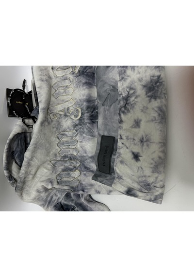Palm Angels Fw20 Tie Dye Gothic Logo Hoodie Sweatshirt S Beden Çok Renkli