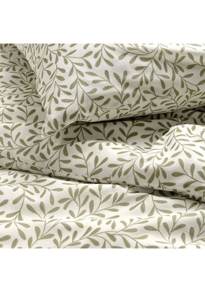 Ikea Sorgmantel Beyaz-yeşil 150x200/50x60 Cm Tek Kişilik Nevresim Seti Beyaz - Yeşil