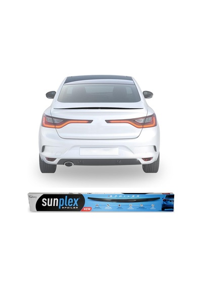 Renault Megane 4 Spoiler Bagaj Üstü Sunplex Piano Black 2016-
