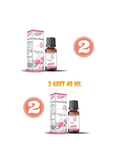 Multidem Gül Uçucu Bitkisel Yağı 2 x 20 ml