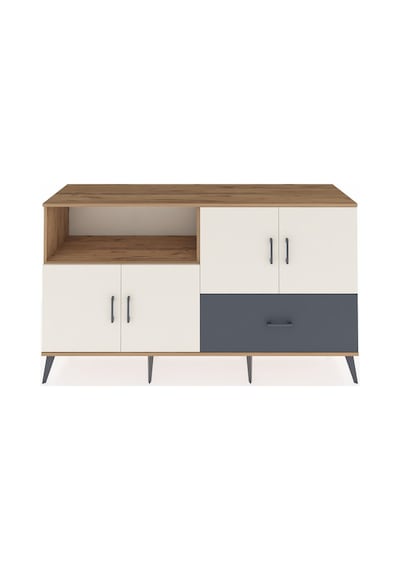 Hyperion Konsol 4 Raflı Tek Çekmeceli 4 Kapaklı 176x44x99 Çam-ayt Çam-aytaşı/antrasit Hyperion Konsol 4 Raflı Tek Çekmeceli 4 Kapaklı 176x44x99 Çam-ayt Çam-aytaşı/antrasit