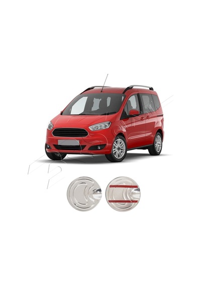 Ford Courier Uyumlu 2014 Ve Üzeri Krom Depo Kapağı Paslanmaz Çelik