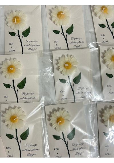 Bernami Mumluk Şamdanpinterest 20 Adet Süslemeli Papatya , Nikah Şekeri, Doğum, Sünnet, Düğün Nişan Söz, Kına, Doğum Günü . Diğer