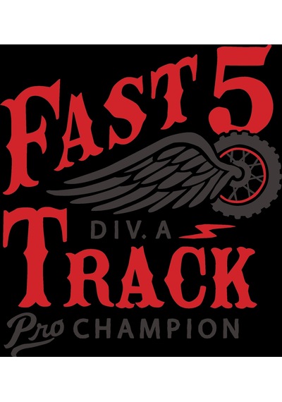Fast 5 Track Sticker 10x10 Cmrenkli Sticker