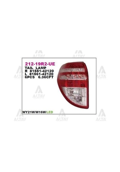 DEPO 212-19R2L-UE Stop Lambası Sol- Toyota Uyumlu Rav4 08-09
