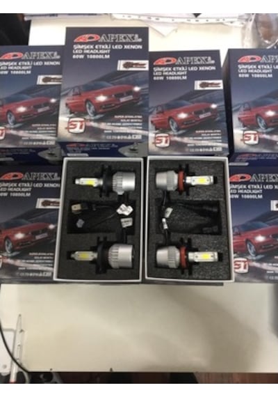 H7 Apexi 10800 Lümen Şimşek Etkili Beyaz Apexi Led Zenon N11.44960