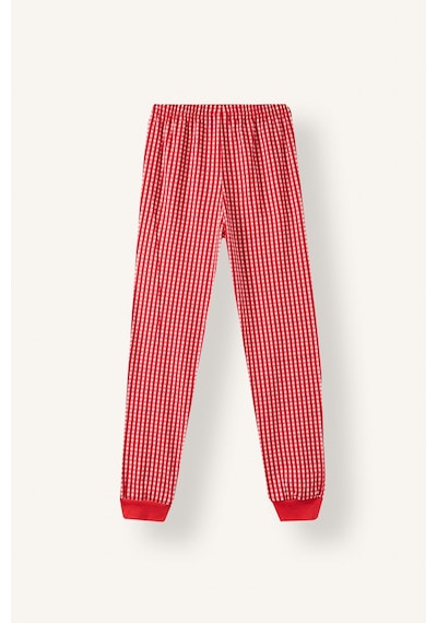 Defacto Baskılı Ve Pötikare Desenli 2li Pijama Takımı Kız Çocuk I1008a826wner105 Ekru-er105