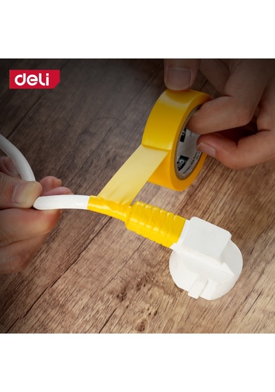 Delı Elektrik Yalıtım Bandı 0.13mm 18mm 10m Sarı İzolasyon Bandı