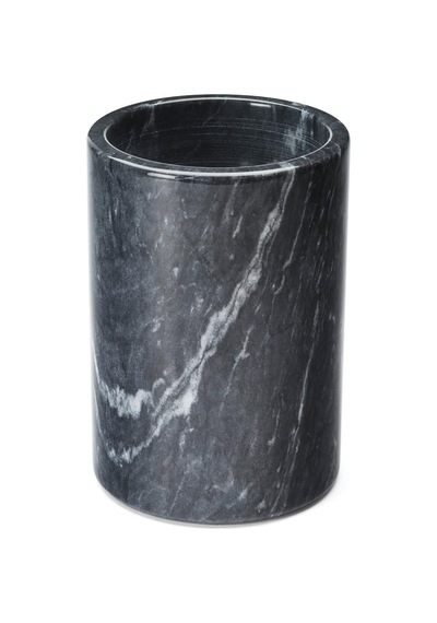 Marble Wine Chiller And Utensil Holder, Black - Fox Run 8649 Marble Utensil Holder, Black