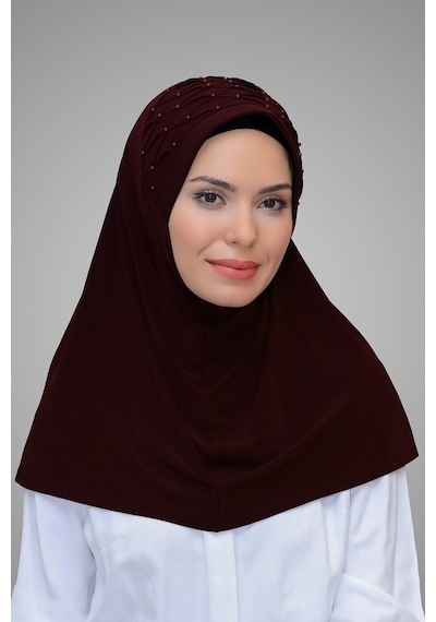 Hürrem Bone Bordo Pratik Hazır Geçmeli Tesettür Eşarp Sandy Kumaş Işlemeli In Bordo Hürrem Bone Bordo Pratik Hazır Geçmeli Tesettür Eşarp Sandy Kumaş Işlemeli In Bordo