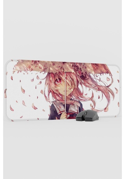 Mirai Nikki Anime V4 - 70x30 Xl Gaming Kauçuk Kaymaz Taban Mouse Pad Fare Altlığı