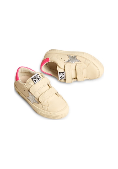 Golden Goose Kızlar Için Şık Deri Sneaker Ayakkabıları Beyaz