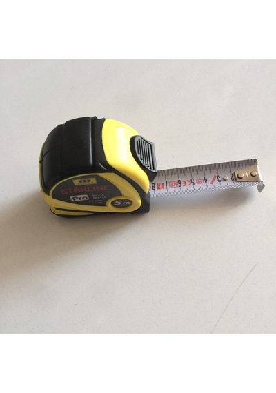 Starline 5 25 Mm Yüksek Kalite Pro Çelik Şerit 5 Metre