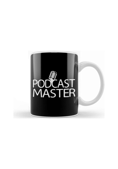 Podcast Master Podcasting Creator & Host Kupa Bardak Porselen Karışık