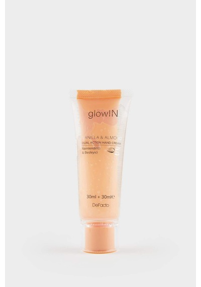 Defacto GlowIN Vanilya ve Badem Özlü Nemlendirici El Kremi – Çift Etkili Besleyici & Onarıcı Formül (75ml) F3886AXNS