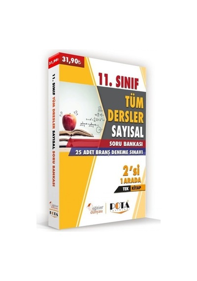 11. Sınıf Tüm Dersler Sayısal Soru Bankası + 5 Deneme 2 Si 1 Ara