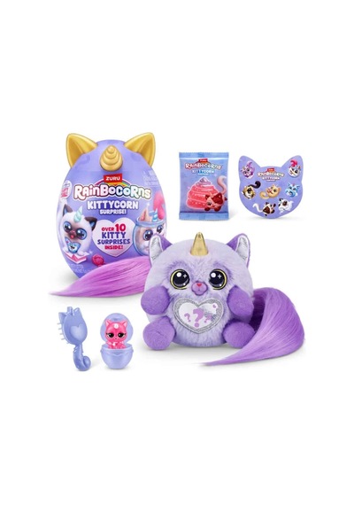 Raınbocorns Kıttycorn Surprız S3-92104 Mor Kuyruk Çok Renkli