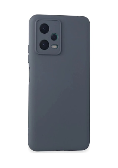 Xiaomi Redmi Note 12 5g Uyumlu Kılıf Nano İçi Kadife Silikon - Gri
