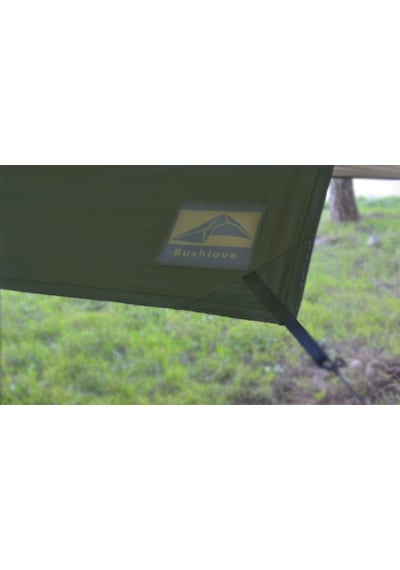 Bushlove Bushcraft Premium 4 Mevsim Tarp Tente 5m 3m Koyu Yeşil