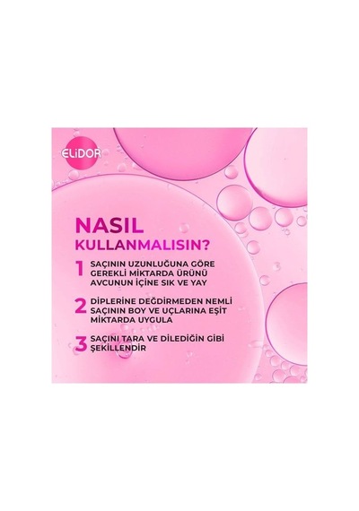 Elidor Saç Kremi 240ml 7/24 Güçlü Ve Parlak