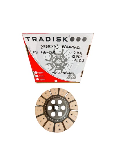 Massey Ferguson 165-285 Debrıyaj Balatası Bütün Bronz 12inç /12 Pet /10 Dıs