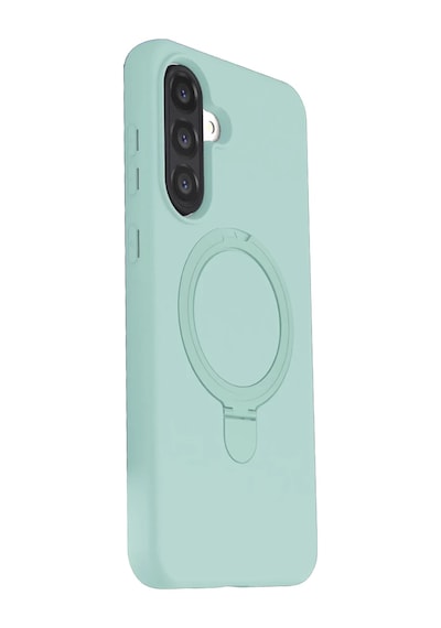 Samsung Uyumlu Galaxy A37 5g Uyumlu Regal Magsafe Standlı Kapak - Su Yeşili