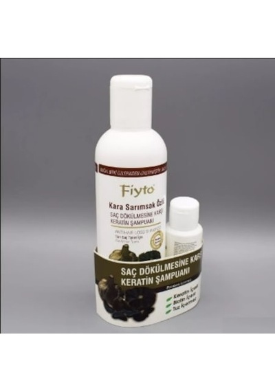 Fiyto Kara Sarımsak Özlü Şampuan 500 ML + Serum