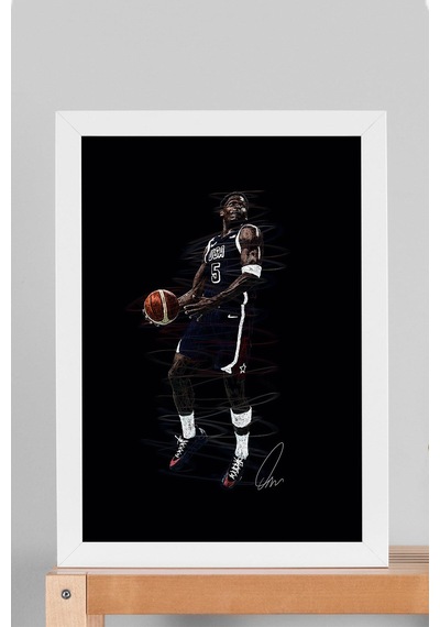 Anthony Edwards Çerçeveli Tablo Nba Basketbol - Estetik Poster