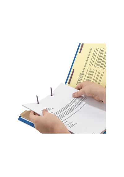 Sınıflandırma Klasörü, Mektup, Merkezin 2/5 Sağ, 1 Bölücü, Koyu Mavi, Kutu Başına 10 13732