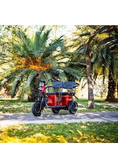 Apec Apm5 Elektrikli Moped Kırmızı