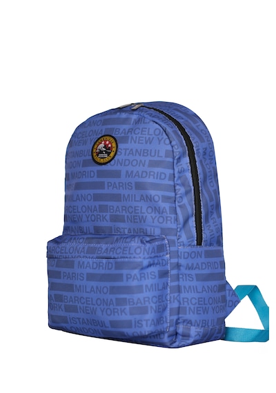 Mor Cities Ön Bölmeli Unisex Okul Çantası Mor