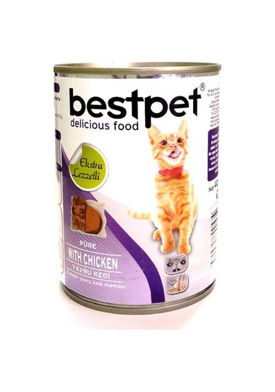 Bestpet Tavuklu Konserve Yavru Kedi Maması 415 G