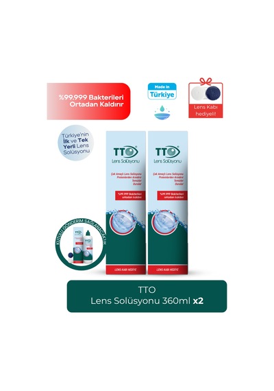 TTO Lens Solüsyonu 360 ml  2 Adet