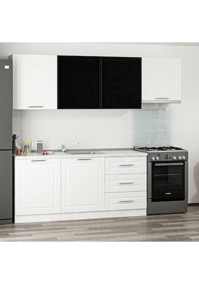 Minar 240 Cm Mbr C + Alm. Füme Cam Mutfak Dolabı Byz 240-mcacb2