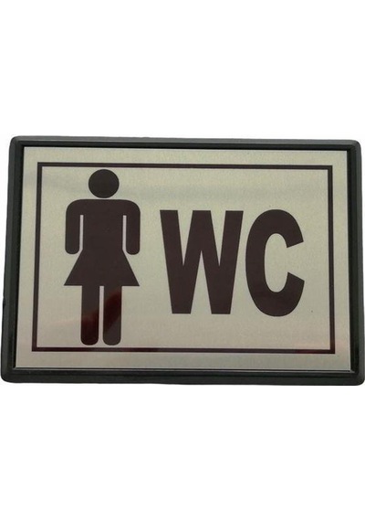 Cemax Yönlendirme Küçük Wc Bayan 10X7 Cm