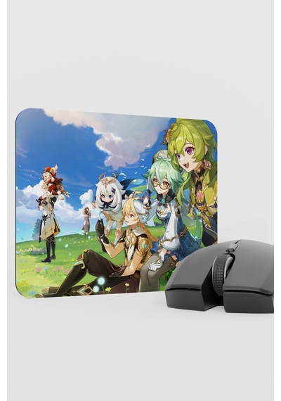 Sucrose Genshin Impact Anime Oyuncu V5 - 22x18 Gaming Mouse Pad Fare Altlığı