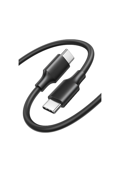 Bix Bx-uc02c 60w Type-c To Type-c Hızlı Şarj Ve Data Kablosu 1 Metre Siyah