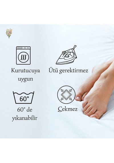 Strausshome Premium Yuvarlak Lastikli Çarşaf 220x220 - 200x200cm %100 Pamuk Oeko Tex Lacivert / Navy