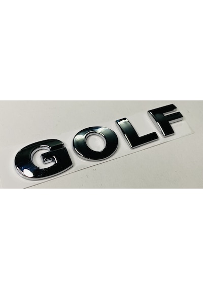 Volkswagen 2009 - 2017 Golf 6 - 7 Arka Bagaj Yazısı Krom