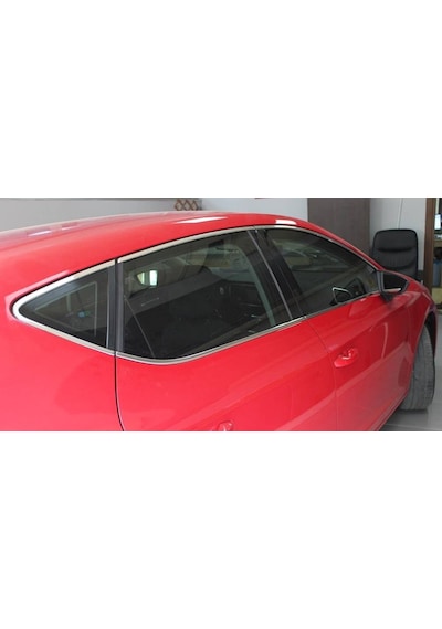 Seat Leon Cam Çıta Çerçevesi Komple Set Kromu Nikelajı 14 Parça