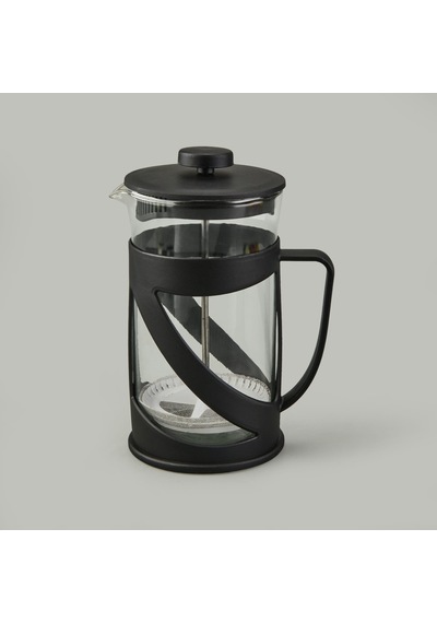 French Press - Şeffaf / Siyah - 600 Ml Çok Renkli