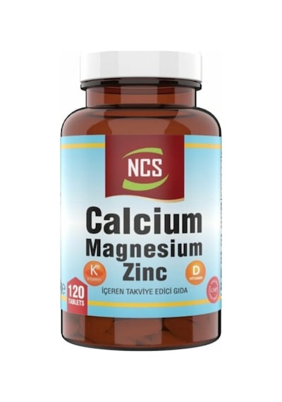 Kalsiyum Magnezyum Çinko Vitamin D K 120 Tablet 3 Kutu