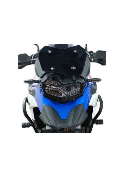 GP Kompozit BMW F 800 GS 2024 Uyumlu Far Koruma Siyah