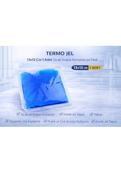 Termo Jel 13x13 Cm 1 Adet Sıcak Soğuk Kompres Jel Pedi