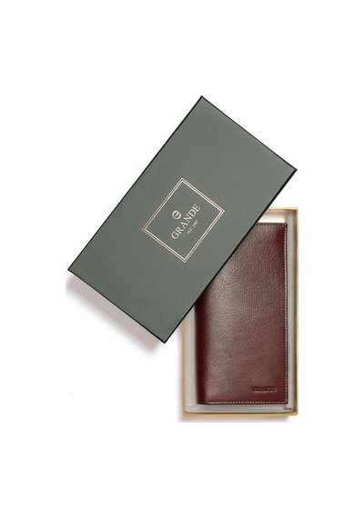 Kahve Cüzdan & Kartlık Unisex 1764 Grande Deri Cüzdan Kartlık kahverengi
