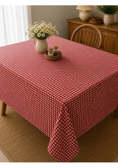 Defnelam Örtüsü Sofra Bezi 170x170 Cm Kırmızı Potikare Sku: Zeusb0d4tw3mdk 150 x 220