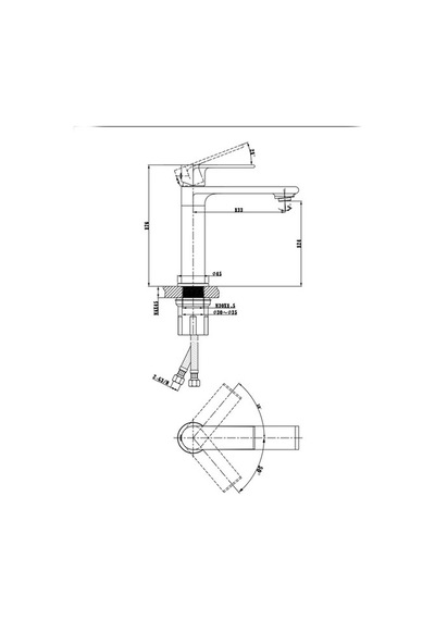 Fm-2311 Krom Lavabo Bataryası Renkli